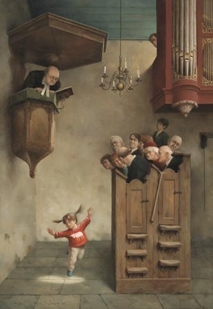 Dansje in de kerk - Marius van Dokkum