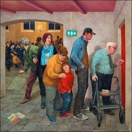 De pauze bijna voorbij - Marius van Dokkum