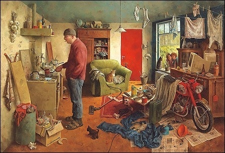 Mannenhuishouding - Marius van Dokkum PL 155