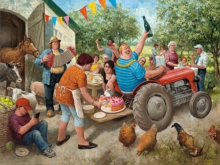 Tuinfeest - Marius van Dokkum - giclee