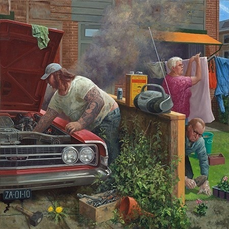 Marius van Dokkum - lentebriesje - giclée