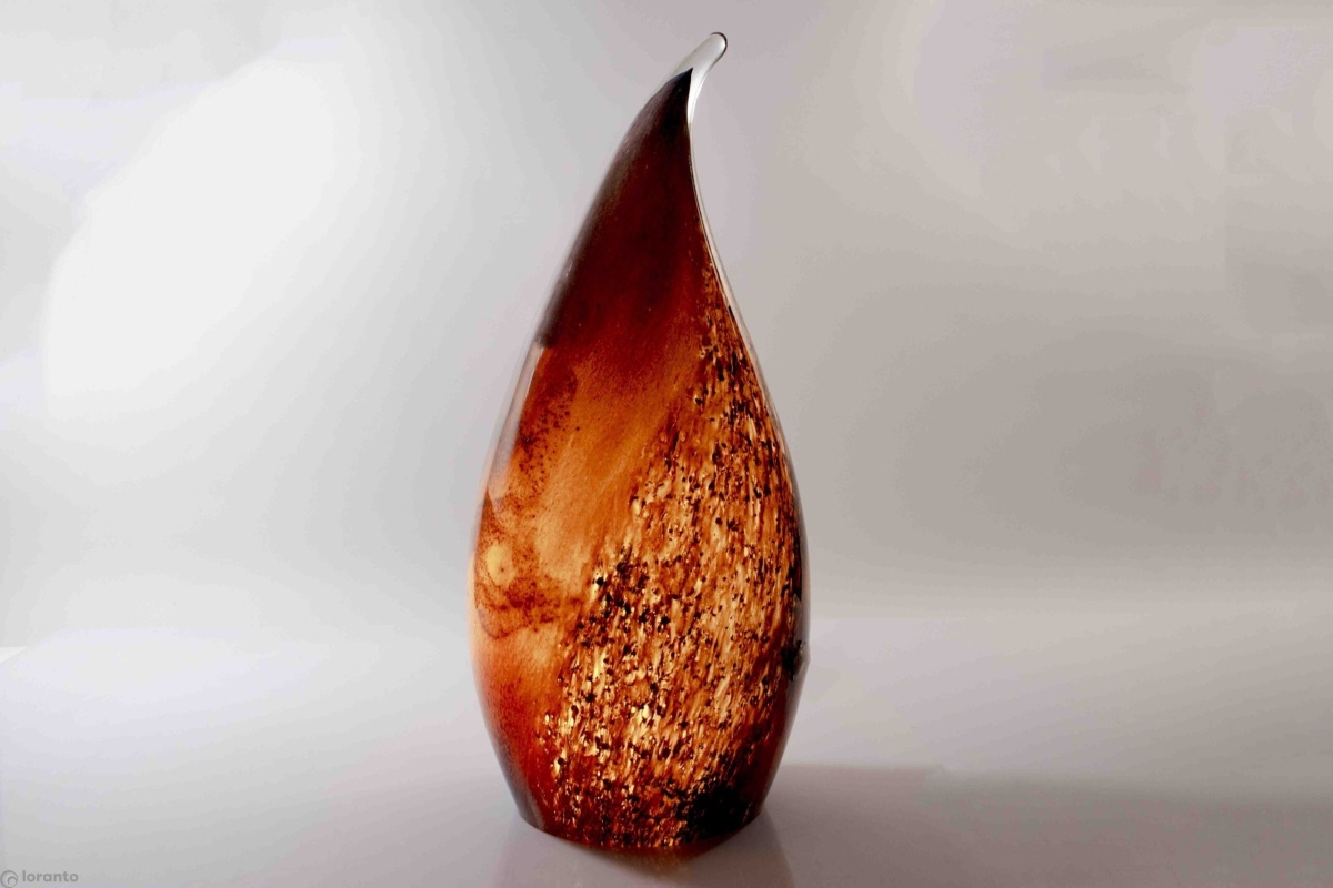 Glaslamp Brown