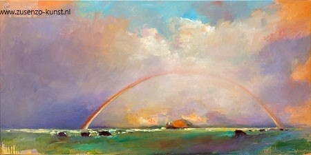 Regenboog - Dinie Boogaart, giclee