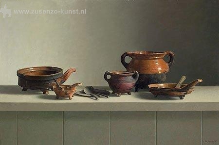 Archeologie uit Oude Schans - Giclee Henk Helmantel - 