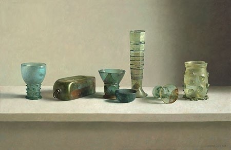 Europees archeologisch glas - Henk Helmantel, giclee