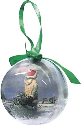 Kerst-, decoratiebal - White Christmas