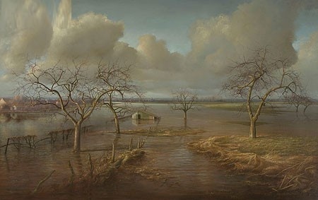 Hoogwater, Nattenhoven-Urmond van Patrick Creyghton