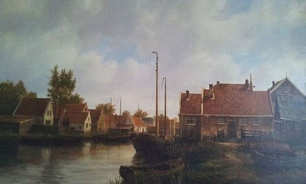 1982 Landschap van Peter Sterkenburg